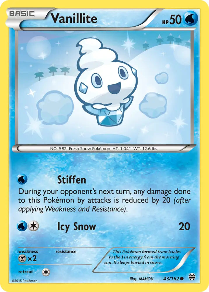 Vanillite (43/162) [XY: BREAKthrough] - Pokemon Single