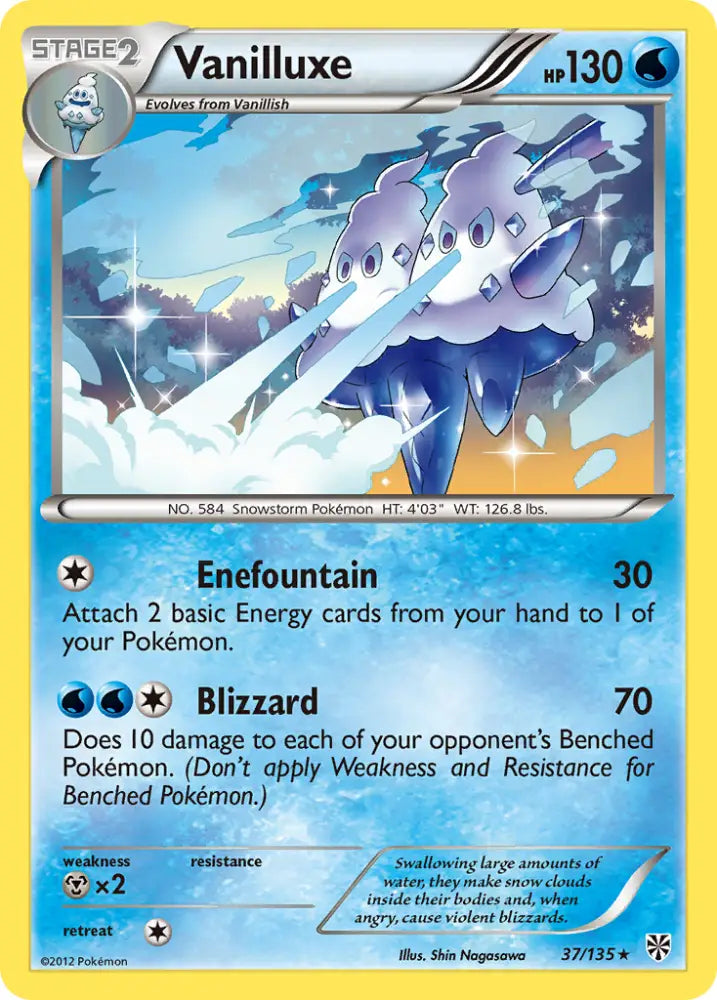 Vanilluxe (37/135) [Black & White: Plasma Storm] - Pokemon Single
