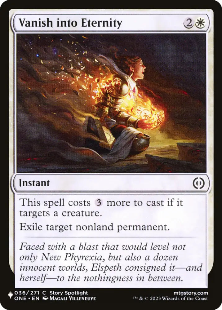 Vanish into Eternity [The List] - MTG Single
