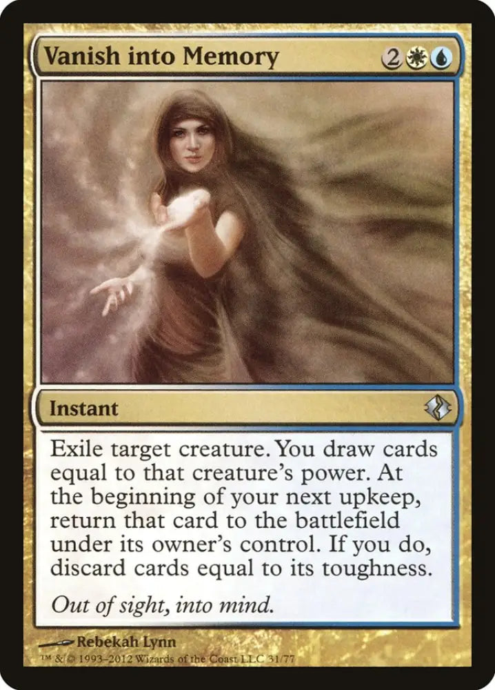 Vanish into Memory [Duel Decks: Venser vs. Koth] - MTG Single