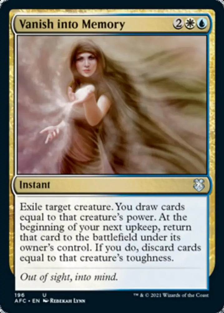 Vanish into Memory [Dungeons & Dragons: Adventures in the Forgotten Realms Commander] - MTG Single
