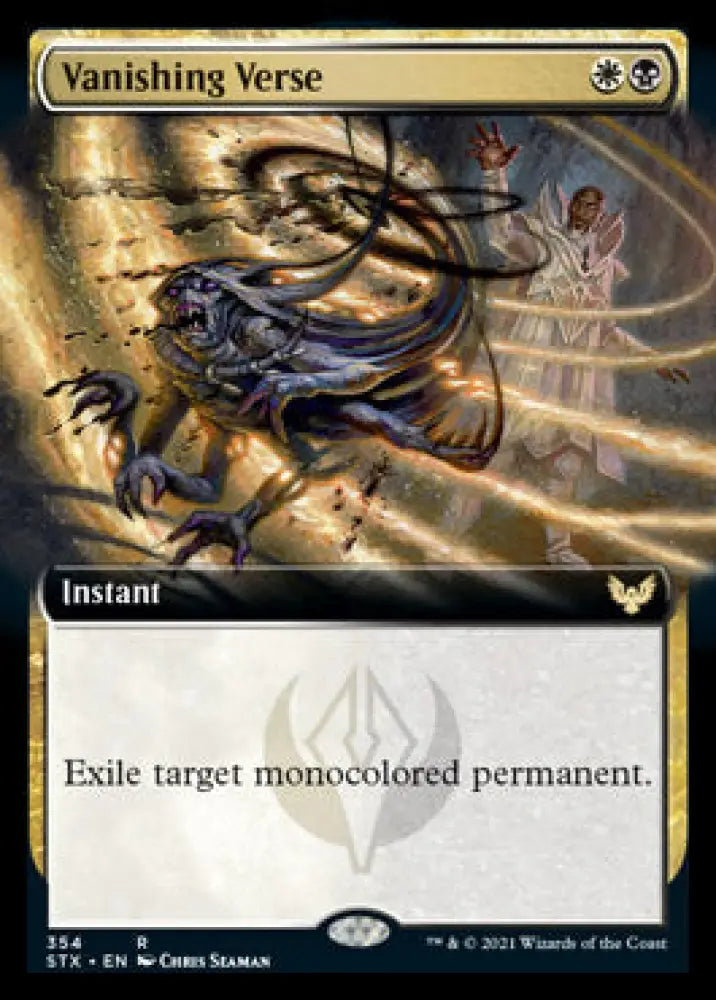 Vanishing Verse (Extended Art) [Strixhaven: School of Mages] - MTG Single