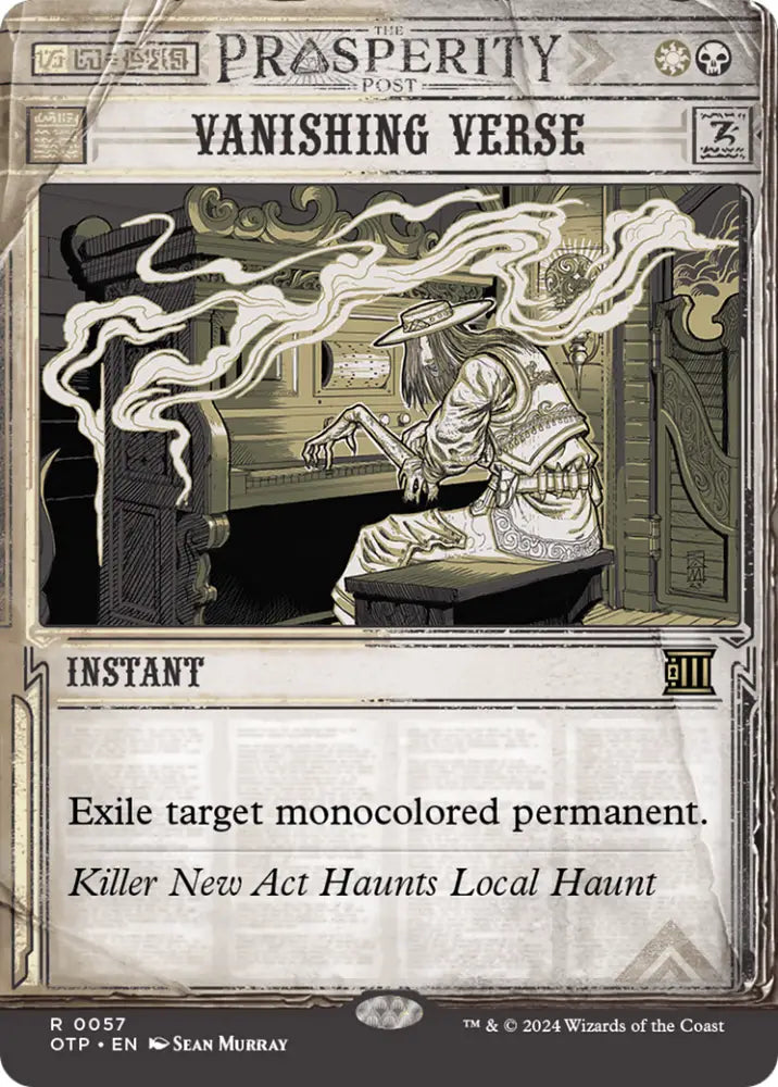 Vanishing Verse [Outlaws of Thunder Junction: Breaking News] - MTG Single