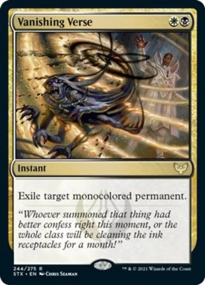 Vanishing Verse [Strixhaven: School of Mages] - MTG Single