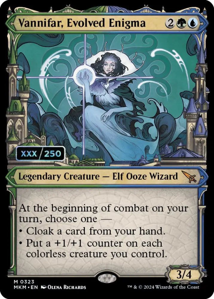Vannifar Evolved Enigma (Serialized) [Murders at Karlov Manor] - MTG Single