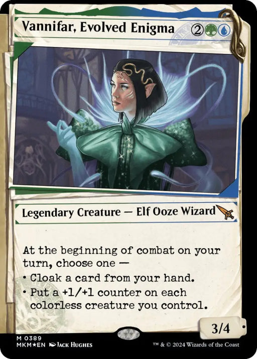 Vannifar Evolved Enigma (Showcase) (Invisible Ink) [Murders at Karlov Manor] - MTG Single