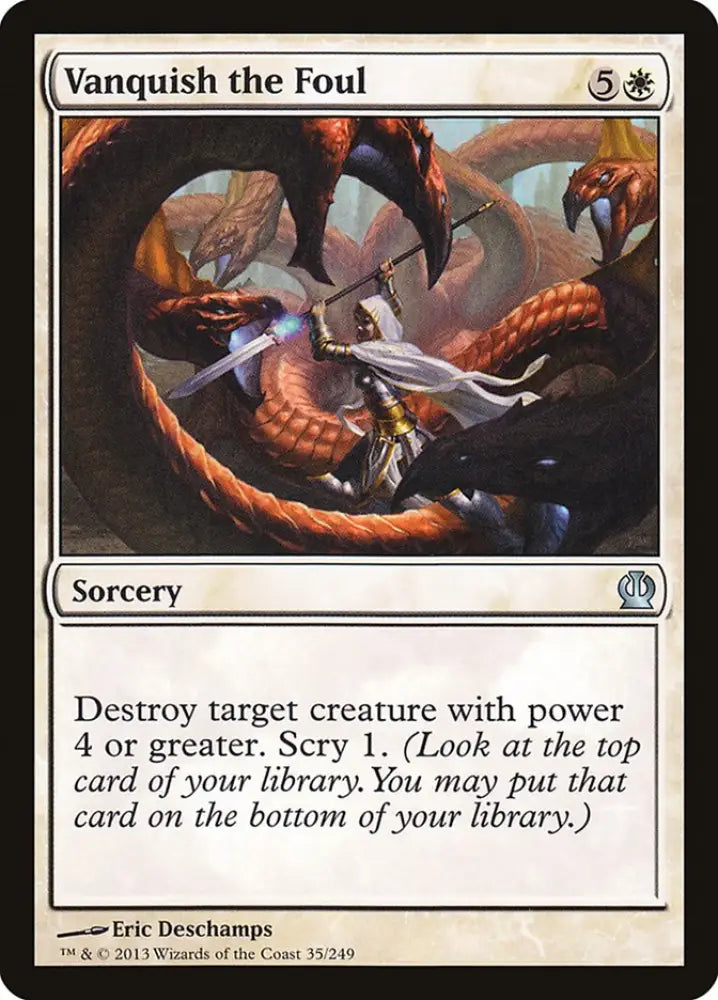 Vanquish the Foul [Theros] - MTG Single