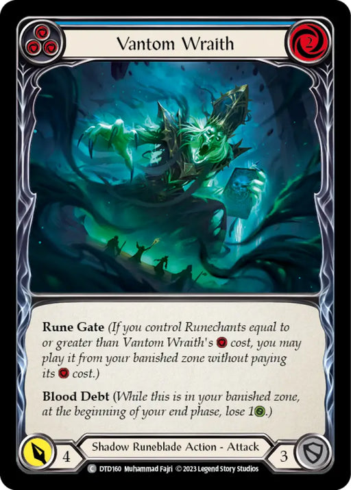 Vantom Wraith (Blue) [Dusk Till Dawn] - Flesh And Blood Single