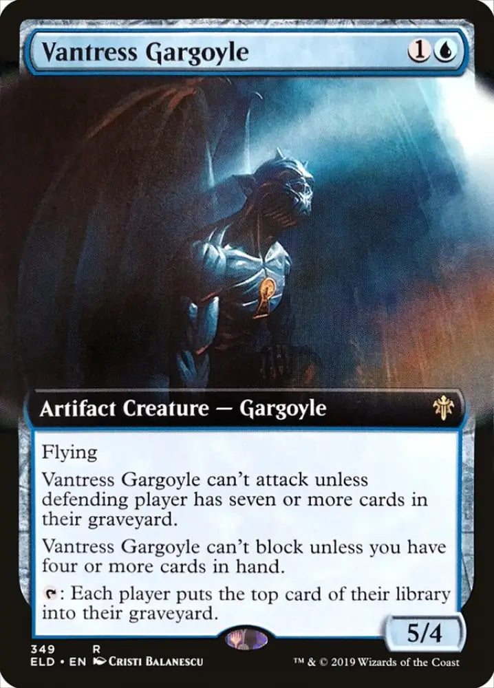 Vantress Gargoyle (Extended Art) [Throne of Eldraine] - MTG Single