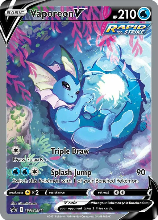 Vaporeon V (SWSH181) [Sword & Shield: Black Star Promos] - Pokemon Single