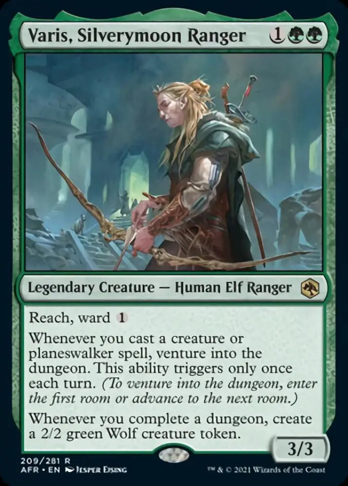 Varis Silverymoon Ranger [Dungeons & Dragons: Adventures in the Forgotten Realms] - MTG Single