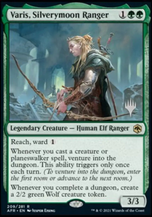 Varis Silverymoon Ranger (Promo Pack) [Dungeons & Dragons: Adventures in the Forgotten Realms Promos] - MTG Single
