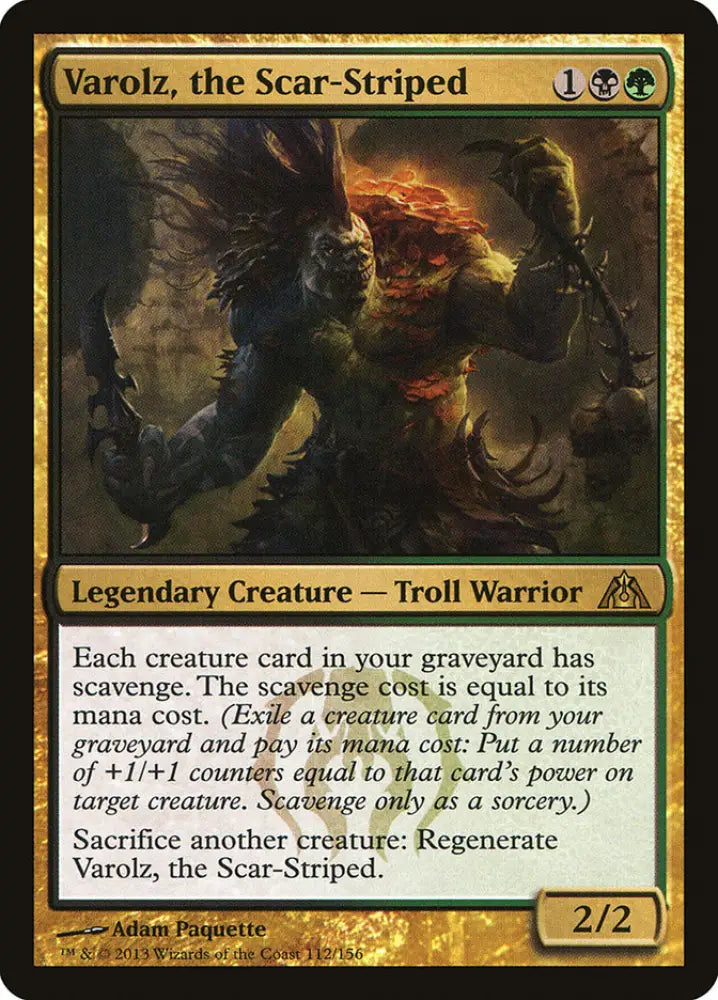 Varolz the Scar-Striped [Dragon’s Maze] - MTG Single