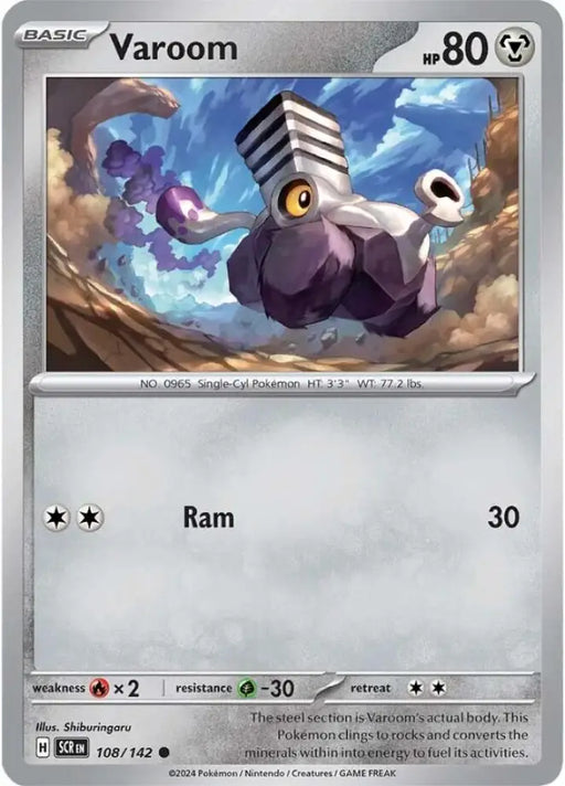 Varoom (108/142) [Scarlet & Violet: Stellar Crown] - Pokemon Single