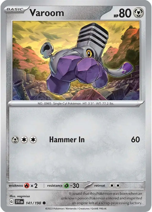 Varoom (141/198) [Scarlet & Violet: Base Set] - Pokemon Single