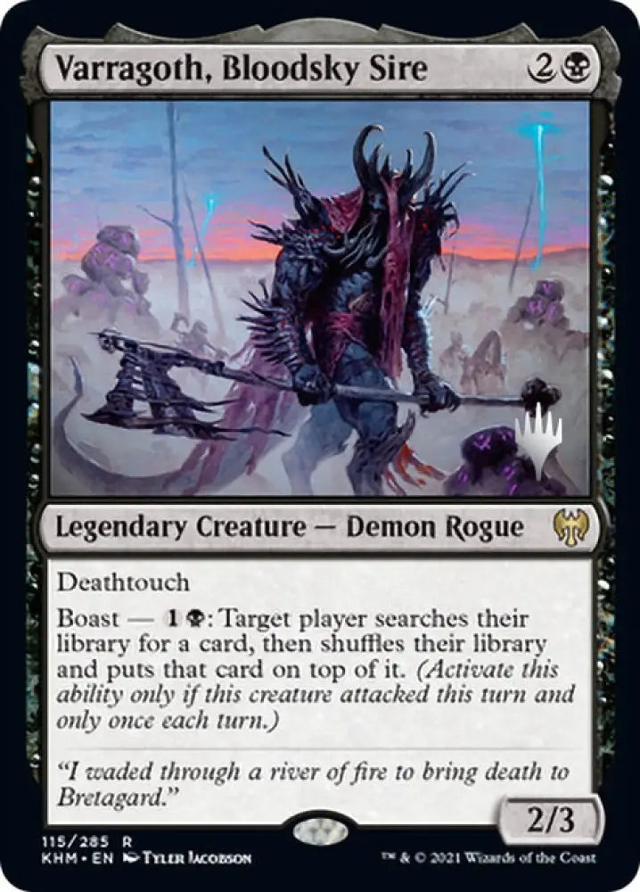 Varragoth Bloodsky Sire (Promo Pack) [Kaldheim Promos] - MTG Single