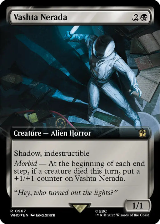 Vashta Nerada (Extended Art) (Surge Foil) [Doctor Who] - MTG Single