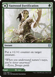 Vastwood Fortification // Vastwood Thicket [Zendikar Rising] - MTG Single