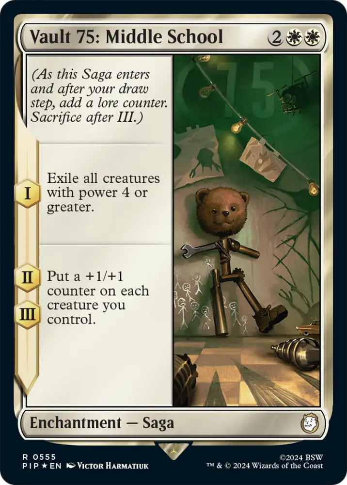 Vault 75: Middle School (Surge Foil) [Fallout] - MTG Single