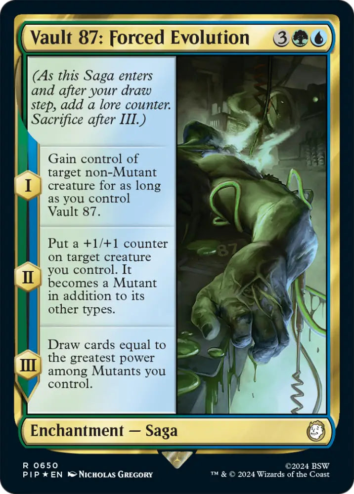 Vault 87: Forced Evolution (Surge Foil) [Fallout] - MTG Single