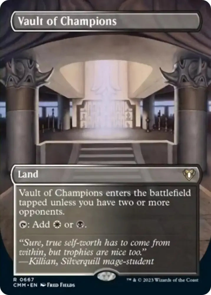 Vault of Champions (Borderless Alternate Art) [Commander Masters] - MTG Single
