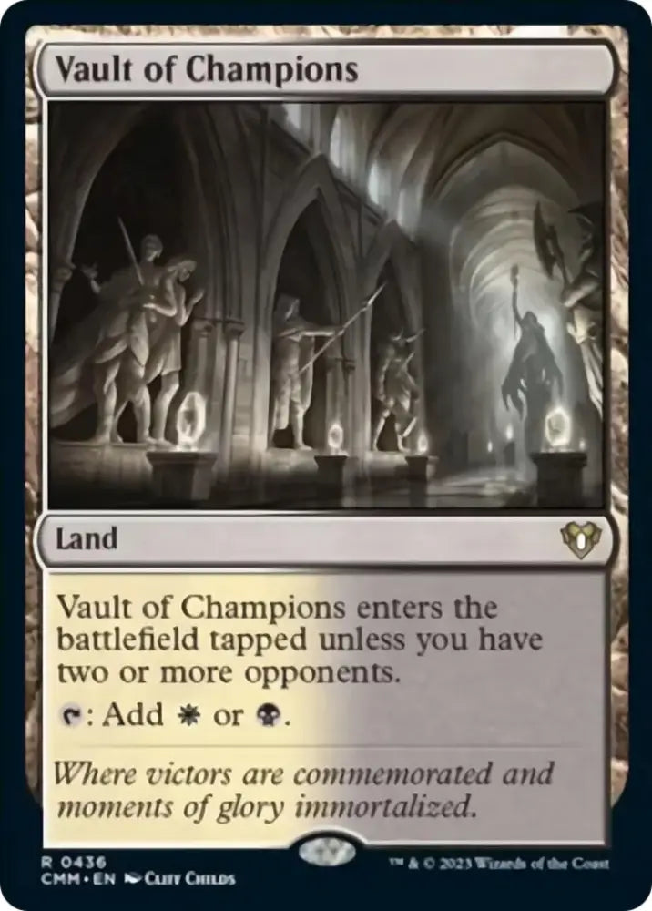 Vault of Champions [Commander Masters] - MTG Single