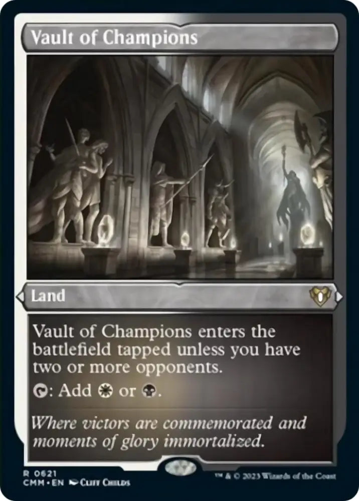Vault of Champions (Foil Etched) [Commander Masters] - MTG Single