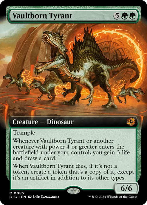 Vaultborn Tyrant (Extended Art) [Outlaws of Thunder Junction: The Big Score] - MTG Single