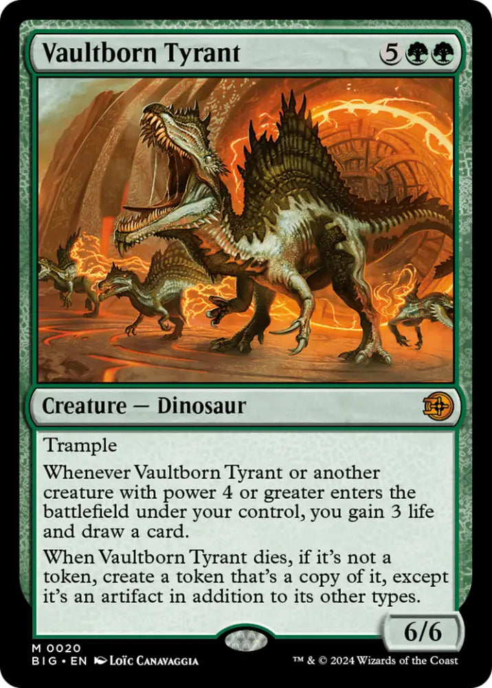 Vaultborn Tyrant [Outlaws of Thunder Junction: The Big Score] - MTG Single