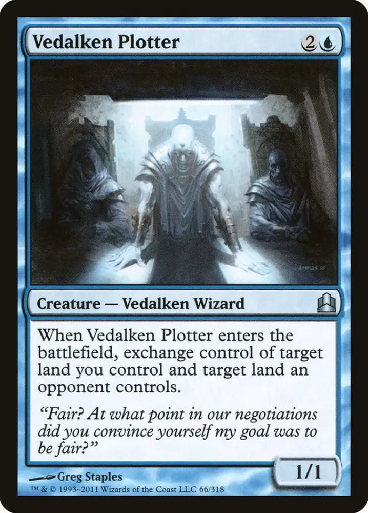 Vedalken Plotter [Commander 2011] - MTG Single