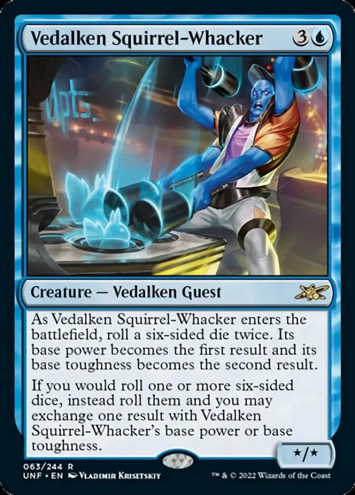 Vedalken Squirrel-Whacker [Unfinity] - MTG Single