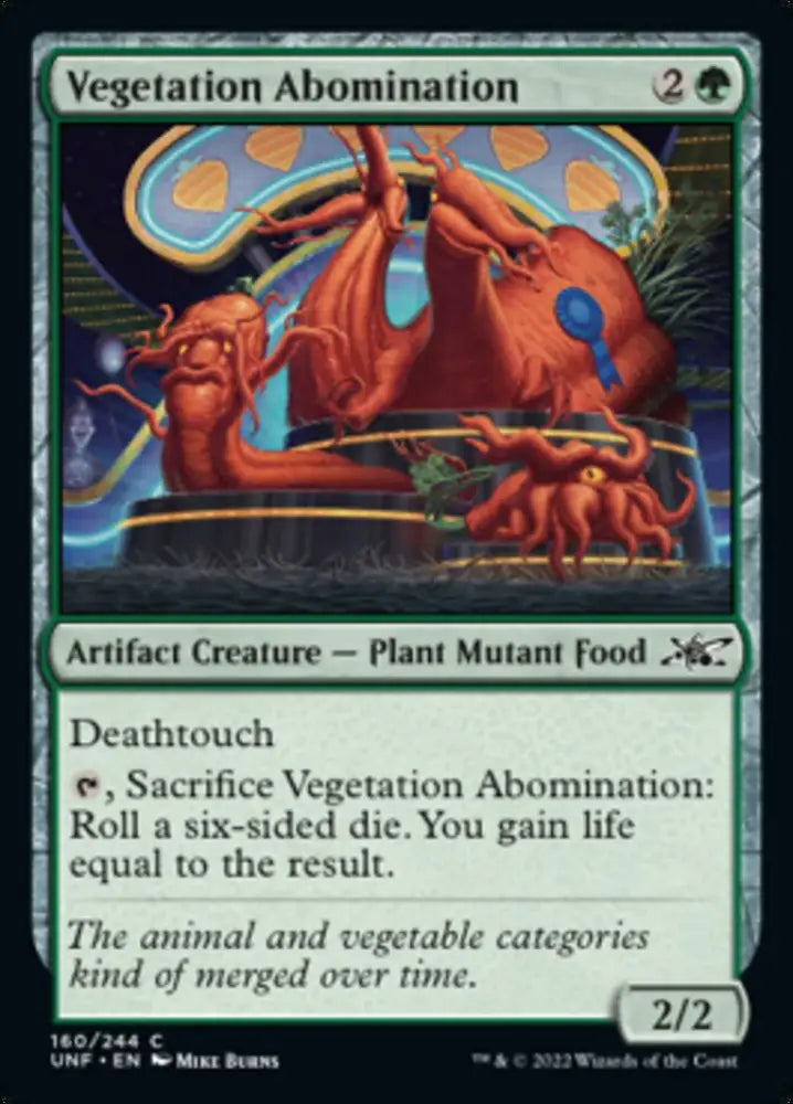 Vegetation Abomination [Unfinity] - MTG Single