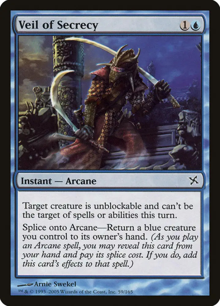 Veil of Secrecy [Betrayers of Kamigawa] - MTG Single