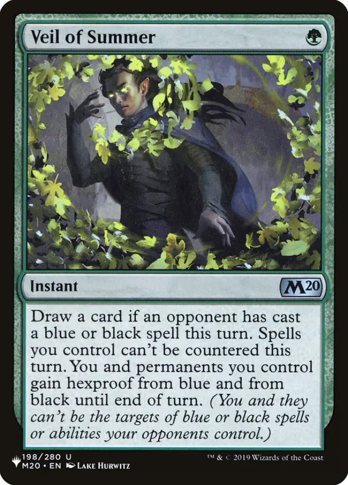 Veil of Summer [The List] - MTG Single