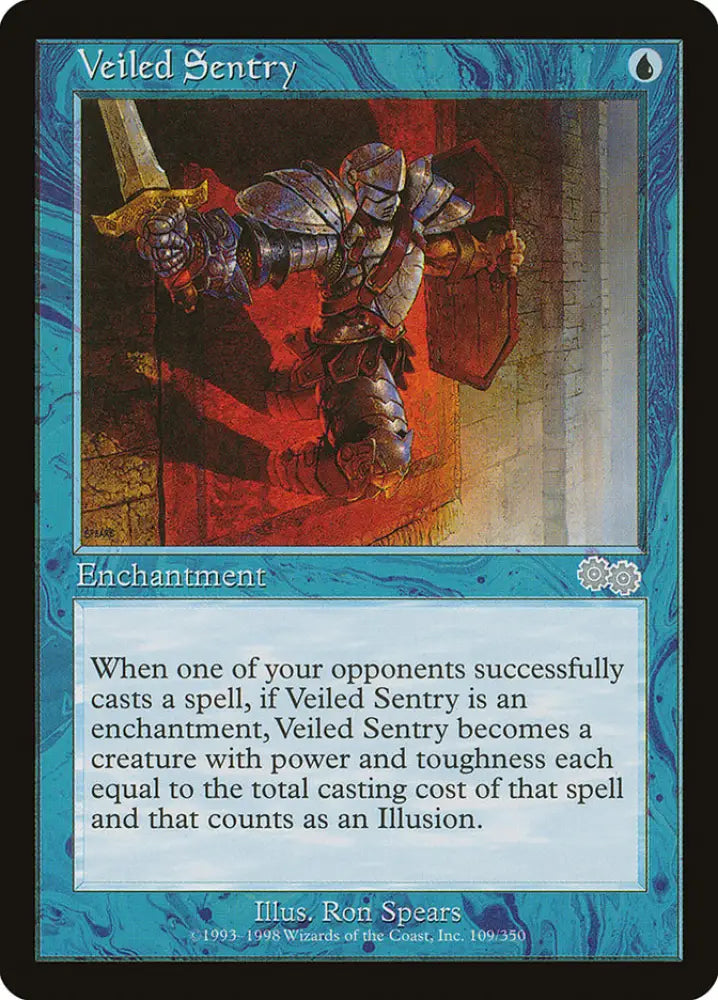 Veiled Sentry [Urza’s Saga] - MTG Single