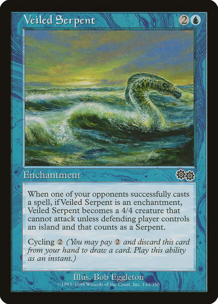 Veiled Serpent [Urza’s Saga] - MTG Single