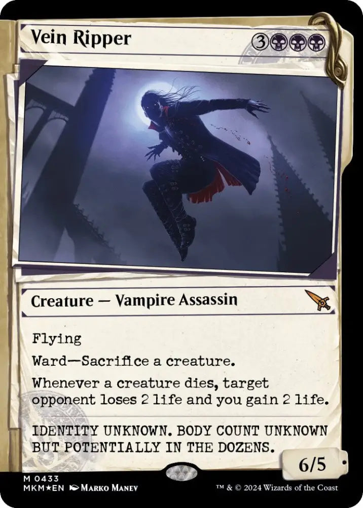 Vein Ripper (Showcase) (Invisible Ink) [Murders at Karlov Manor] - MTG Single