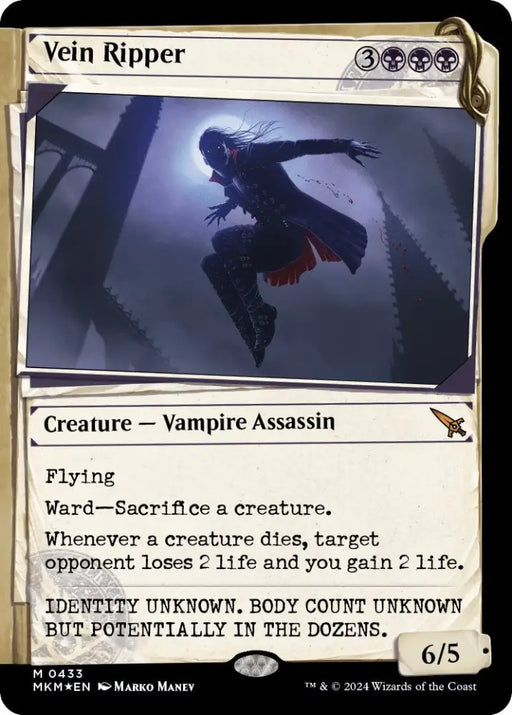 Vein Ripper (Showcase) (Invisible Ink) [Murders at Karlov Manor] - MTG Single