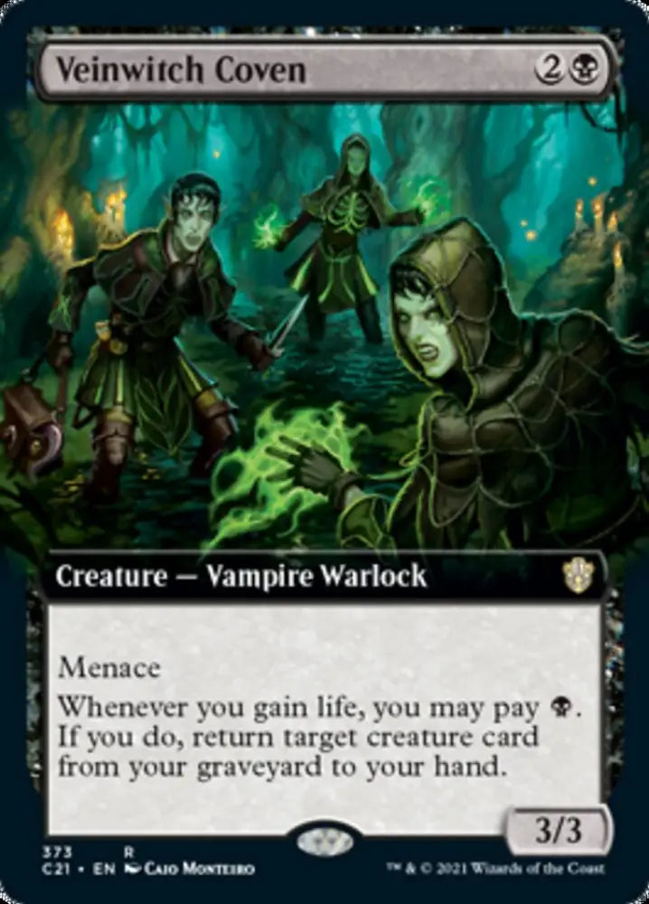 Veinwitch Coven (Extended Art) [Commander 2021] - MTG Single