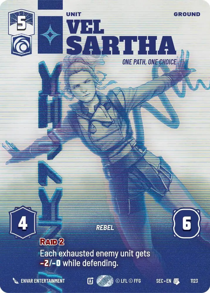 Vel Sartha - One Path, One Choice (Prestige Foil) (1123) [Secrets of Power]