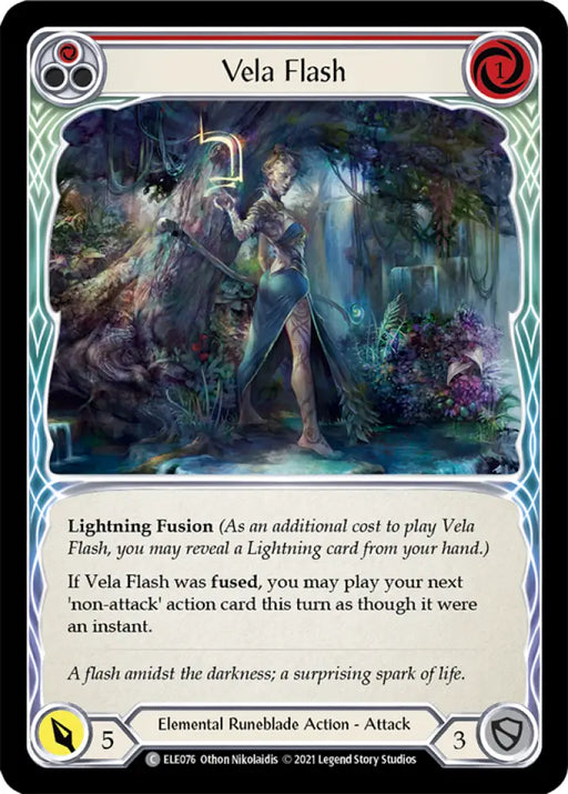 Vela Flash (Red) [Tales of Aria 1st Edition] 1st Edition Normal - Flesh And Blood Single