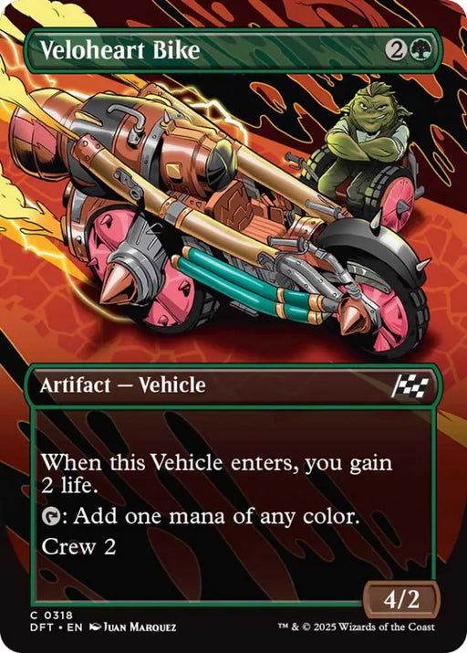 Veloheart Bike (Borderless) [Aetherdrift] - MTG Single