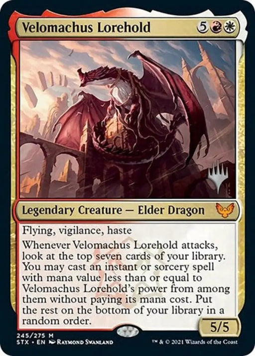 Velomachus Lorehold (Promo Pack) [Strixhaven: School of Mages Promos] - MTG Single