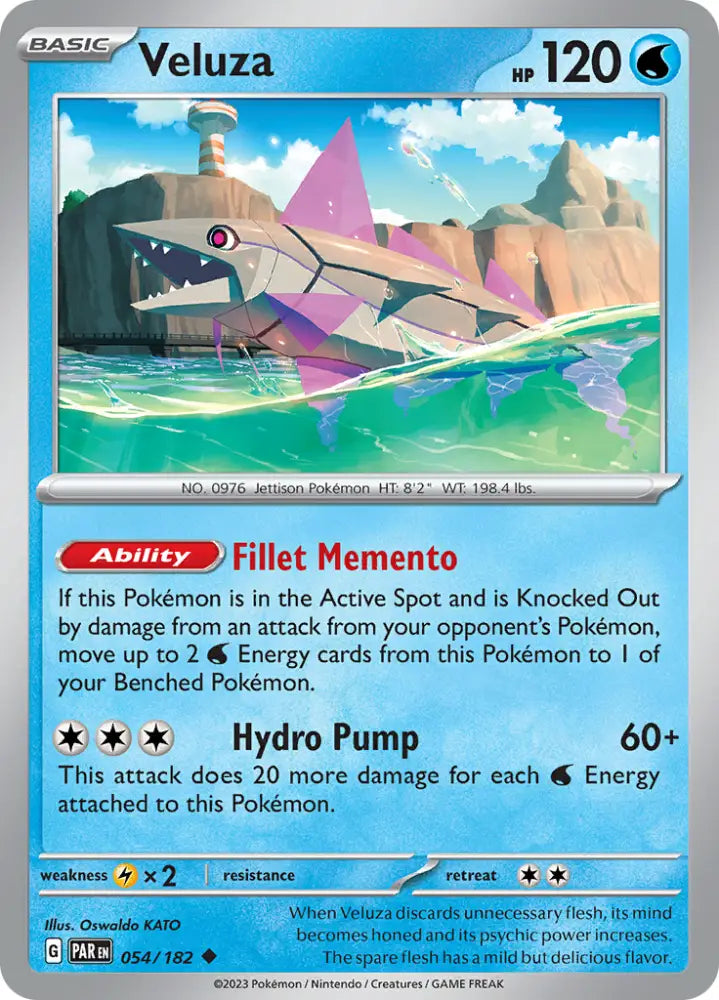 Veluza (054/182) [Scarlet & Violet: Paradox Rift] - Pokemon Single