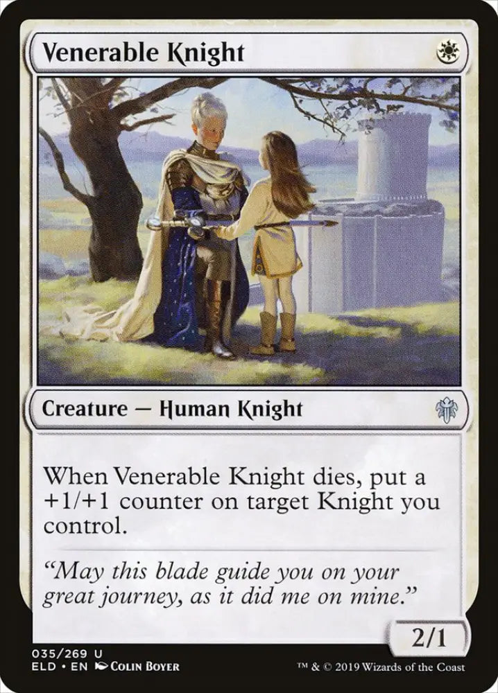 Venerable Knight [Throne of Eldraine] - MTG Single