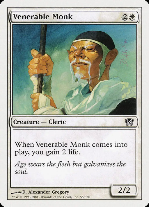 Venerable Monk (55) [Eighth Edition] - MTG Single