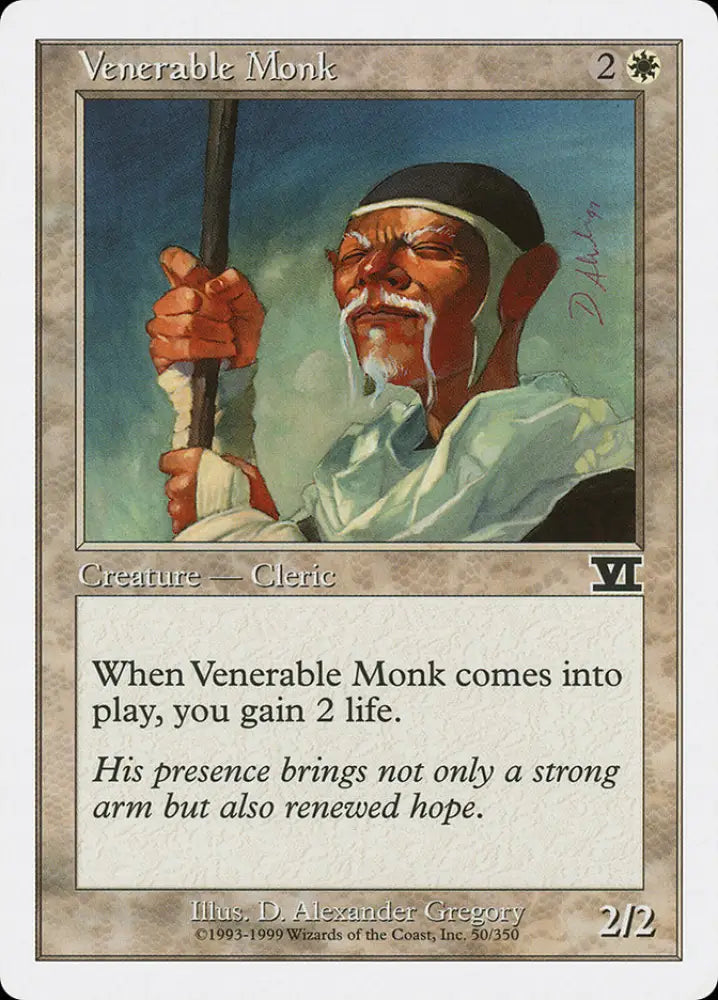 Venerable Monk [Classic Sixth Edition] - MTG Single