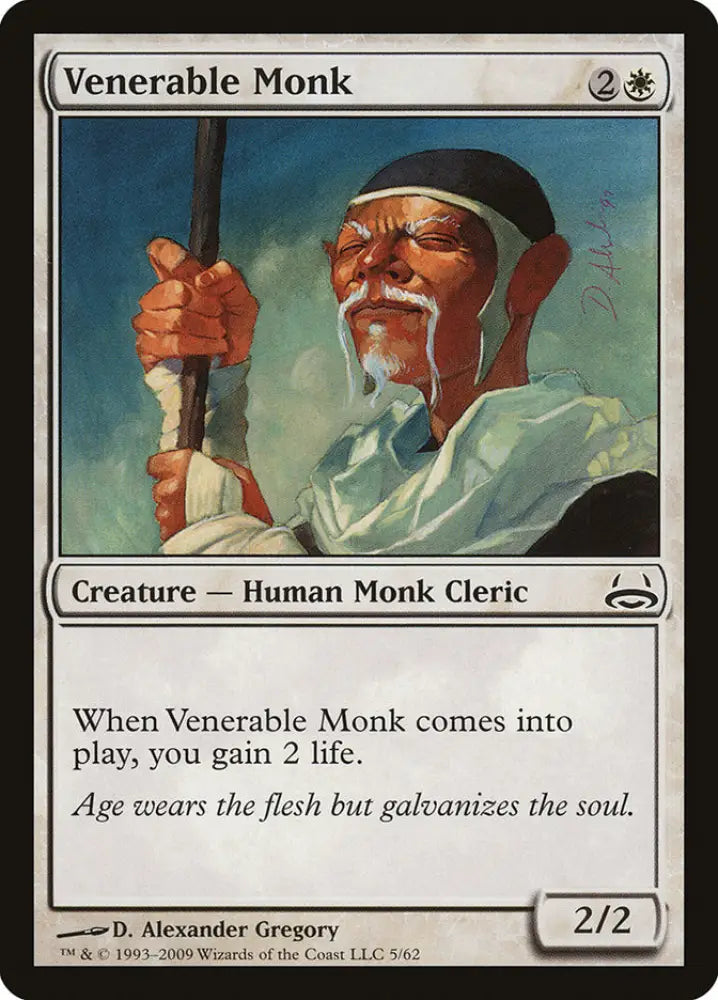 Venerable Monk [Duel Decks: Divine vs. Demonic] - MTG Single