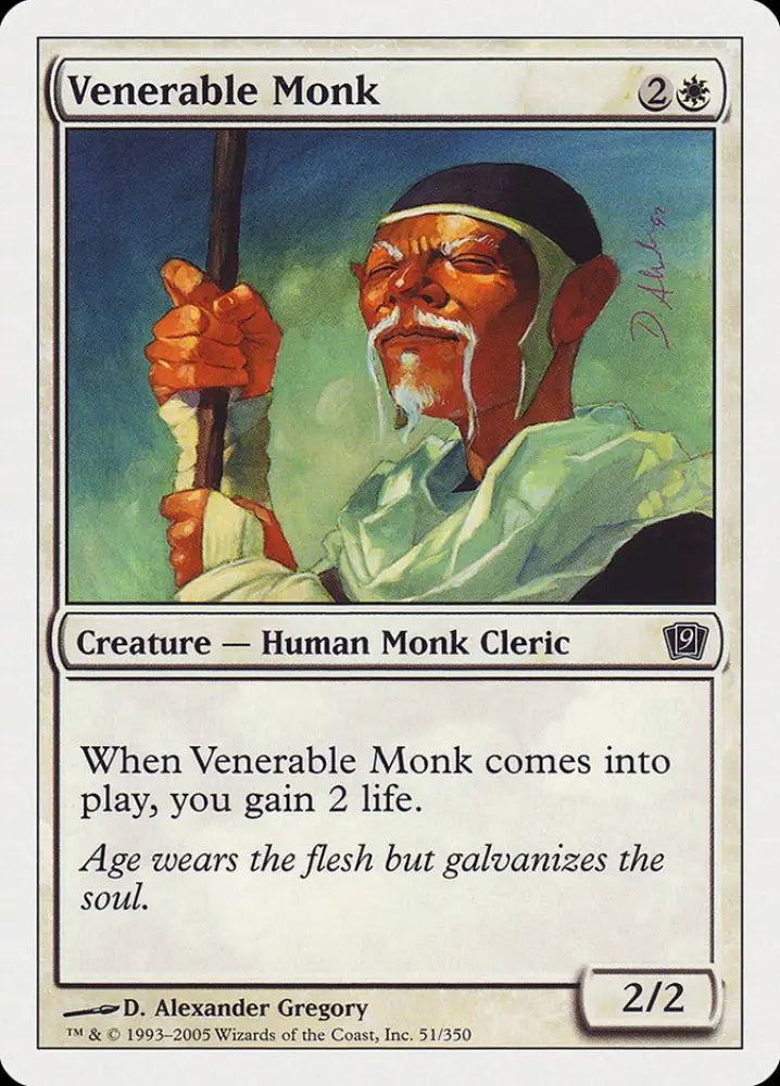 Venerable Monk [Ninth Edition] - MTG Single