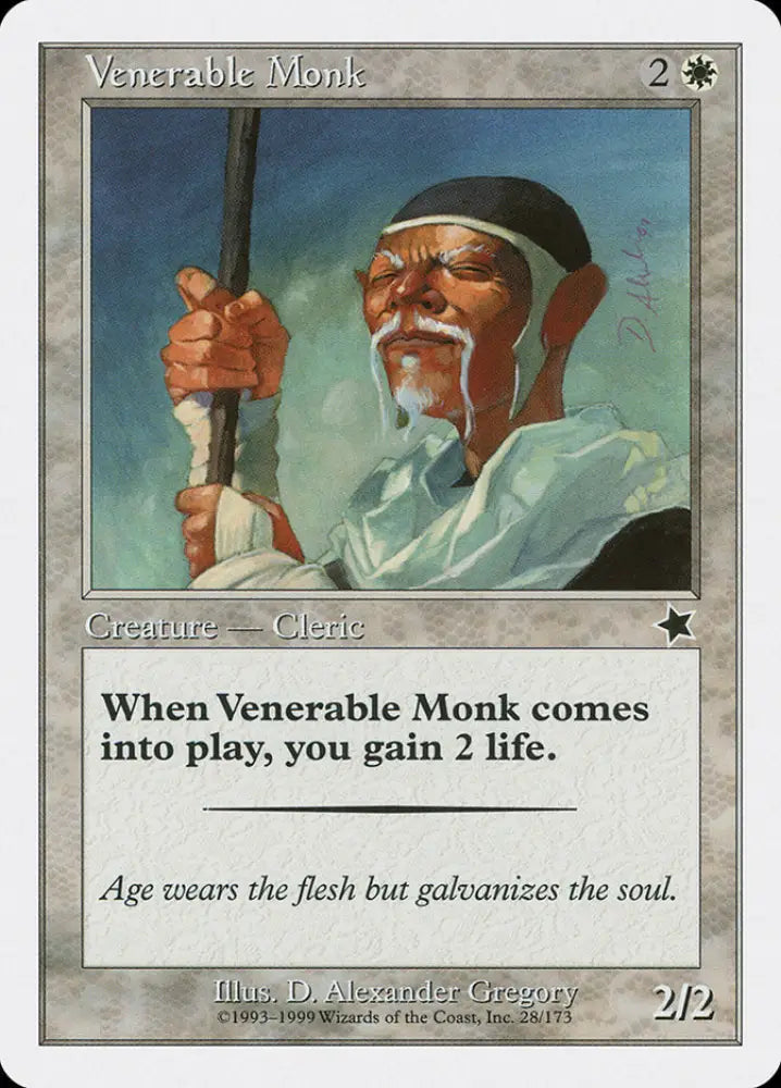 Venerable Monk [Starter 1999] - MTG Single